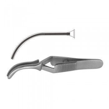 DeBakey Atrauma Bulldog Clamp Curved Stainless Steel, 9.5 cm - 3 3/4"